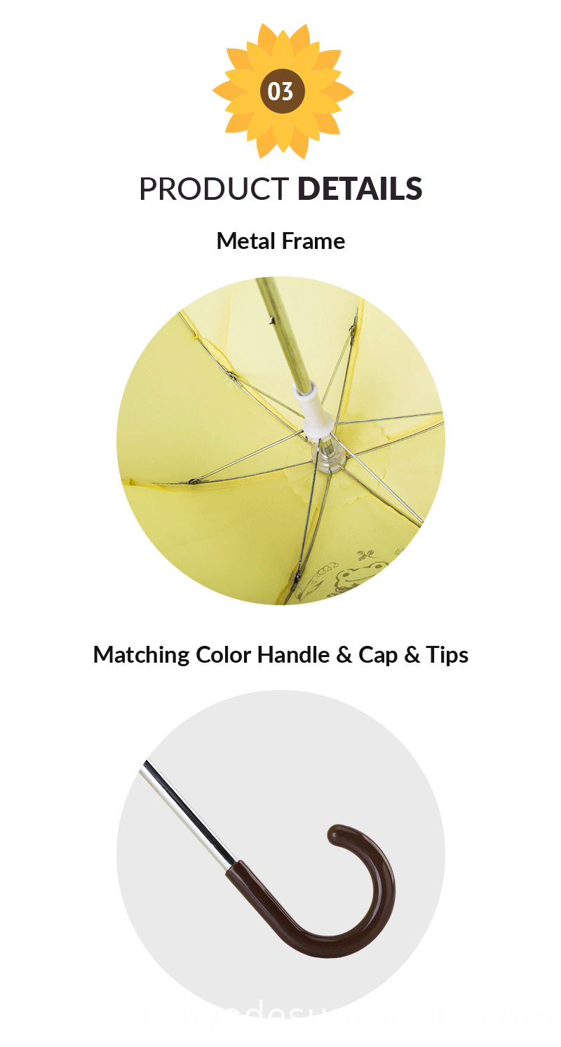 Odm Small Toy parapluie couleur jaune Odm Small Toy Umbrella Yellow Color